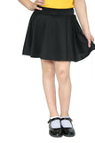 Skater Skirt Kids Casual Party and School Wear Black  Skirts Girls 7 to 13 Years